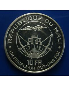 Mali  10 Francs1960 km# 1 