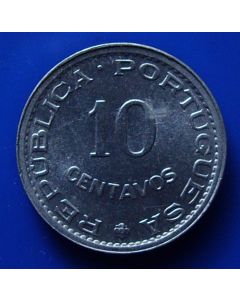 Saint Thomas & Prince10 Centavos1971 km# 15a  unc