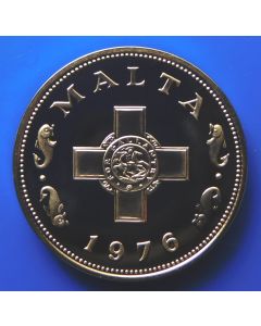 Malta 	 Cent	1976	 - Proof -The George Cross