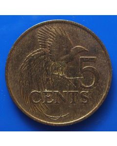 Trinidad & Tobago  5 Cents1976 km# 26