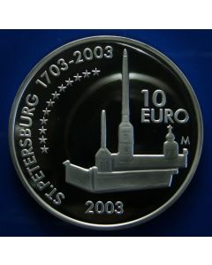 Finland  10 Euro2003 km# 112 