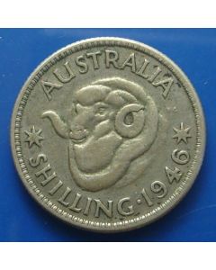 Australia  Shilling1946km#39a 