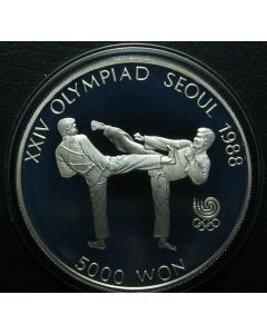 Korea  5000 Won1987km# 66 