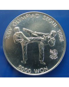 Korea  5000 Won1987km# 66 