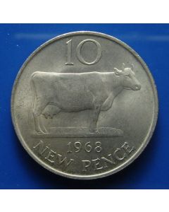 Guernsey  10 New Pence1968 km# 24  