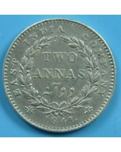 India-British-Colony  ½ Anna1841b km#459.1