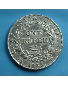 India-British-Colony   Rupee 1835b km#450.1 