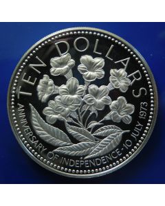 Bahamas 10 Dollars 1975 Independence of the Bahamas