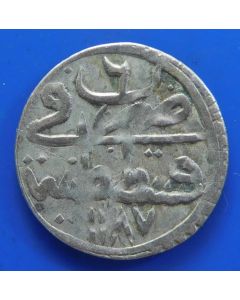 Ottoman Empire	 Para	 - AH1187/6	 (1778AD)	 Abdul Hamid I, Constantinople Mint, Second Toughrs Series, 0,49 gram nice qal.