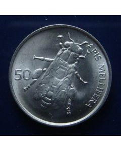 Slovenia  50 Stotinov1993km# 3   Schön# 3