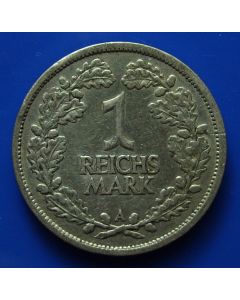 German, Weimar Republic  Reichsmark 1925A km# 44 