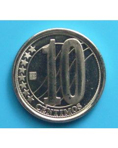 Venezuela  10 Centimos2007 Y# 89  unc 