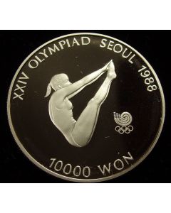 Korea-South 	 10000 Won	1987	 - High diver, Silver / Proof