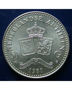 Netherlands Antilles  50 Gulden1980 km#28  