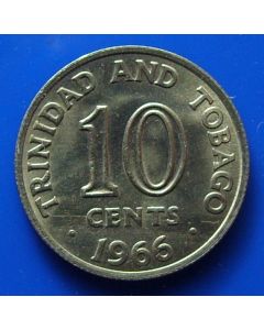 Trinidad & Tobago  10 Cents1966 km# 3 