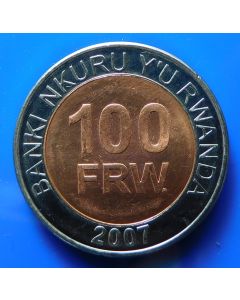 Rwanda  100 Francs2007 km# 32 