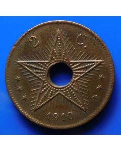 Belgian Congo 2 Centimes1910km# 16 Schön# 8