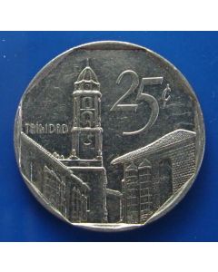 Carib.C.	 25 Centavos	1994	 - Castillo de la Fuerza - Peso convertible series, Medal alignment 