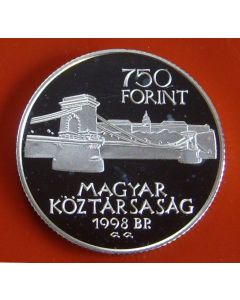 Hungary750 Forint1998 km#725  