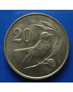 Cypruskm# 57.1  10 Cents1983