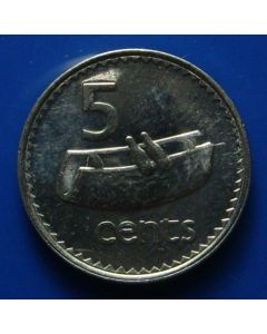 Fiji Islands 5 Cents1990km# 51a 