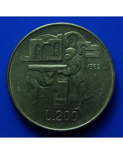 San Marino  200 Lire1982 km# 138  