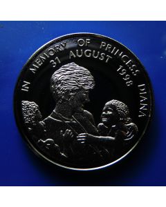 Liberia 	 5 Dollars	1998	 in Memory – Princess Diana