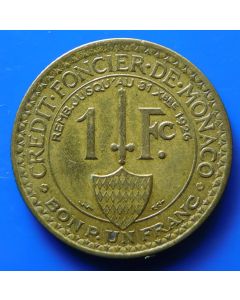 Monaco 	 Franc	1924