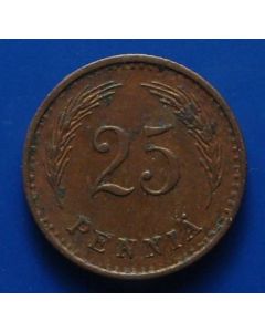 Finland  25 Pennia1941km# 25a