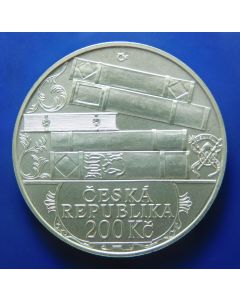 Czech Republic   200 Korun  2011	500th Anniversary of the Birth of Jiří Melantrich – Silver