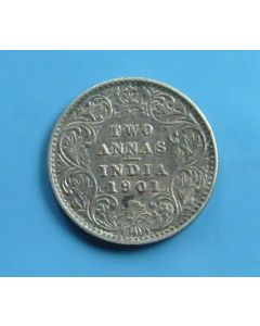 India-British-Colony  2 Annas 1901C km#488