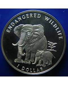 Cook Islands	 Dollar	1996	 Mother with calf