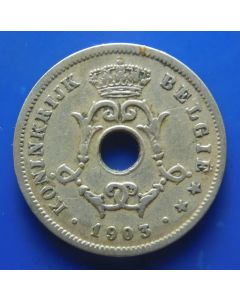 Belgium 	 10 Centimes	1903	 Léopold II (Dutch text - Small date) km# 49