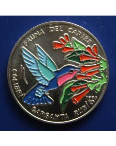 Carib.C.	 Peso	1996	 - Carib Hummingbird – unc