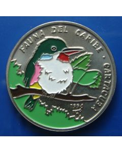 Carib.C.	 Peso	1996	 - Cuban Tody Bird – unc