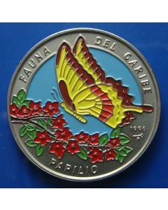 Carib.C.	 Peso	1996	 - Papilio Buterfly – unc