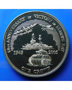 Tristan Da Cunha	Crown	2005	 60th Ann. Of VE-Day, Ship,tank and two plaines