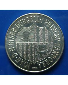 Andorra 	10 Diners	1986	1988 World Cup - Silver / Prooflike