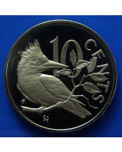 British Virgin Islands 	10 Cents	1973	 Ringed Kingfisher / Proof