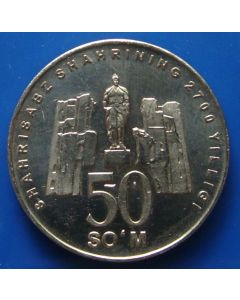 Uzbekistan 50 Som2002km# 16  Schön# 52    unc 