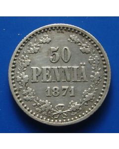 Finland  50 Pennia1871km# 2.1