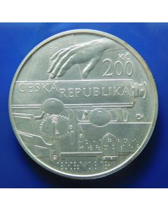 Czech Republic  200 Korun  2013	250th Anniversary of the Birth of Philologist and Philanthropist Aloys Klar – Silver