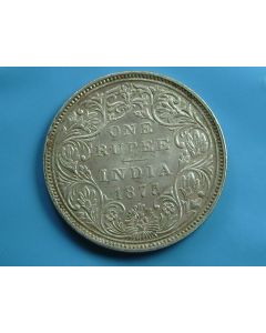 India-British-Colony  Rupee 1875b km#473.2