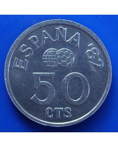 Spain  50 Centimos1980 km# 815