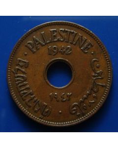 Palestine  10 Mils1942 km# 4A    Schön# 4a