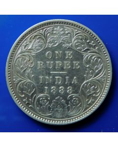 India-British-Colony  Rupee 1888C km#492