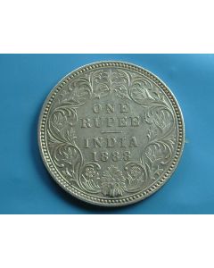 India-British-Colony  Rupee 1888B km#492 