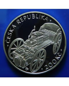 Czech Republic 	200 Korun	2015	 200th Anniversary of the Introduction of the Steam Car by Josef Božek, with original box 