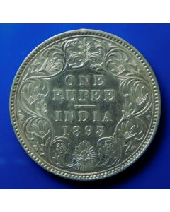 India-British-Colony  Rupee 1893B km#492