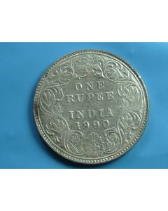 India-British-Colony  Rupee 1900C km#492